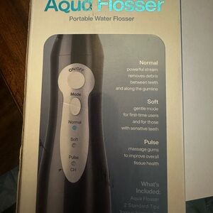 Aqua Sonic Portable Water Flosser - Black